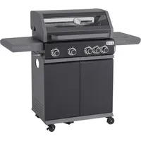 Yato Gasgrill 14,5kW, 4+1 Brenner, Stahl 133 x 57