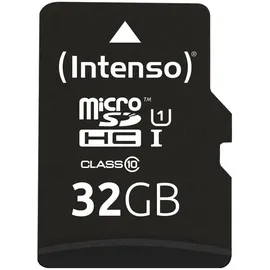 Intenso microSDHC Class 10 UHS-I + SD-Adapter 32 GB