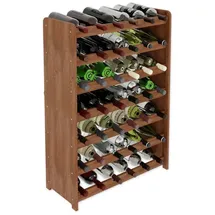 LENMAR Weinregal 118 x 72 x 26,5 cm Braun