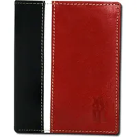 Drachenleder Herren Portemonnaie Geldbörse, Brieftasche schwarz OPT042R
