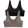 PETITE FLEUR BY LASCANA Still-BH Damen taupe+schwarz Gr.44