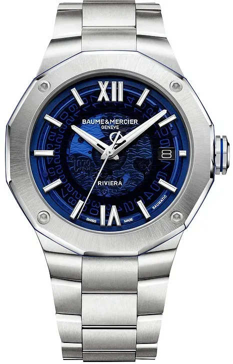 Baume & Mercier Herrenuhr Riviera Limitiert M0A10749 - silber