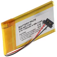 AccuCell Akku passend für Mitac Mio C320, C520, C700, C720, C800, C810