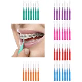 48 PCS Interdentalbürste,Zahnzwischenraumreiniger Wiederverwendbar,Interdentalbürsten,Zahnreinigung Zwischenräume,Zahnzwischenraumbürsten, Zahnbürste Zwischenräume zur Reinigung