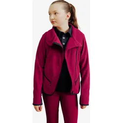 Fleecejacke 100 Kinder pink kirschviolett 128 cm 8J