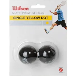 Squash balls Staff Squash Yellow Dot 2 Pack Ball EINHEITSGRÖSSE