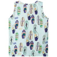 VidaXL Kinder-Tanktop Hellblau Melange 104