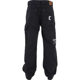 Karl Kani Retro Baggy Workwear Denim Schwarz 28