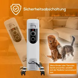 Tronitechnik Ölradiator 1500 W Weiß