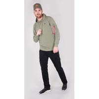 Alpha Industries X-Fit Hoody Kapuzensweat für Herren Olive