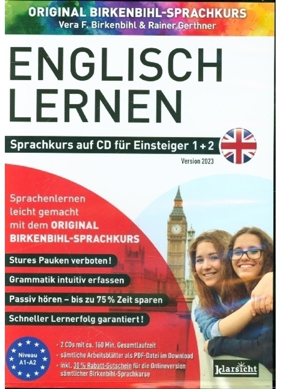 Englisch Lernen Für Einsteiger 1+2 (Original Birkenbihl) Audio-Cd - Vera F. Birkenbihl  Rainer Gerthner  Original Birkenbihl Sprachkurs (Hörbuch)