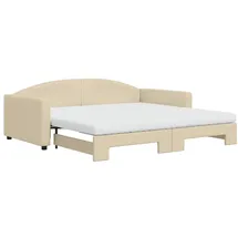 vidaXL Tagesbett 100 x 200 cm Creme