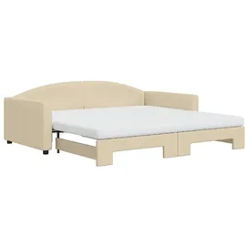 vidaXL Tagesbett 100 x 200 cm Creme