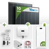 10 kWp PV-Anlage 23x Trina 440Wp Glas-Glas Black Frame 15kW Speicher