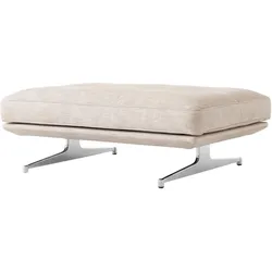 &Tradition Inland AV32 Pouf, polished aluminium / clay 0011