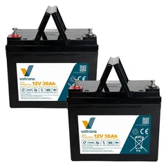 Rollstuhlakku passend für Ortopedia Cityshopper 24V 2 x 12V 36Ah – Voltrana Ersatzakku