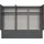 WIMEX Falttürenschrank Oxford 300 x 216 x 58 cm Grau