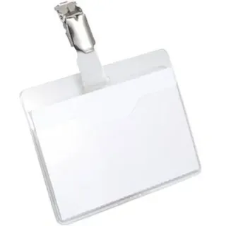 Durable Namensschilder mit Clip 9,0 x 6,0 cm