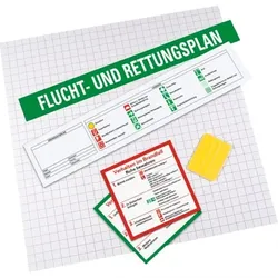 Dreifke® Raster-Planträger für Flucht- und Rettungspläne, Kunststoff, 800x600mm