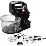 Smapp Handmixer Mixer mit Schüssel 451.8 2 Schüsseln schwarz, Handmixer, Schwarz