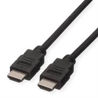 ROLINE HDMI Anschlusskabel HDMI-A Stecker 5.00m Schwarz 11.04.5735 Geschirmt HDMI-Kabel