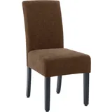 2er-Set LEO BIG | Bistrostuhl | Braun | Stoff/Textil