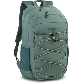 Heinrich Sieber Urban Rucksack Grau-Grün
