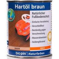 Biopin Hartöl Braun seidenglänzend 750 ml