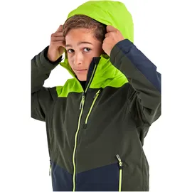 KILLTEC Ksw 161 BYS Jckt Skijacke Funktionsjacke mit Kapuze Und Schneefang, Apfel, 140 EU