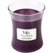 Woodwick Spiced Blackberry Duftkerze 275 g lila