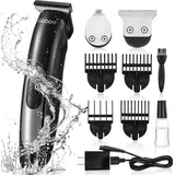 Liaboe Haarschneidemaschine Herren, Barttrimmer Haarschneider Cordless, Profi Elektrisch Grooming Kit Elektrisch Harttrimmer für Männer, IPX7 USB...