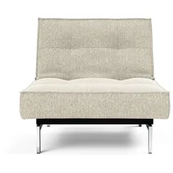 INNOVATION LIVING TM Sessel »Splitback«, mit chromglänzenden Beinen, in skandinavischen Design INNOVATION LIVING TM cream