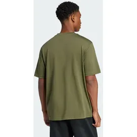 adidas Essentials Big Logo Kurzarm-T-Shirt Olive Strata / Black S