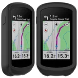 Acadeny Hülle kompatibel für Garmin Edge Explore 2 - Ganzkörper Schutzhülle Bumper | Stoßfeste Schutzhülle Silikon GPS Fahrrad Case Schutzhülle - in Schwarz