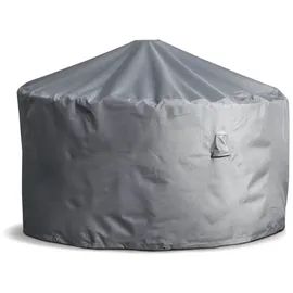 mehr Garten Premium Gartentisch-Schutzhülle Ø155 x 71 cm Grau