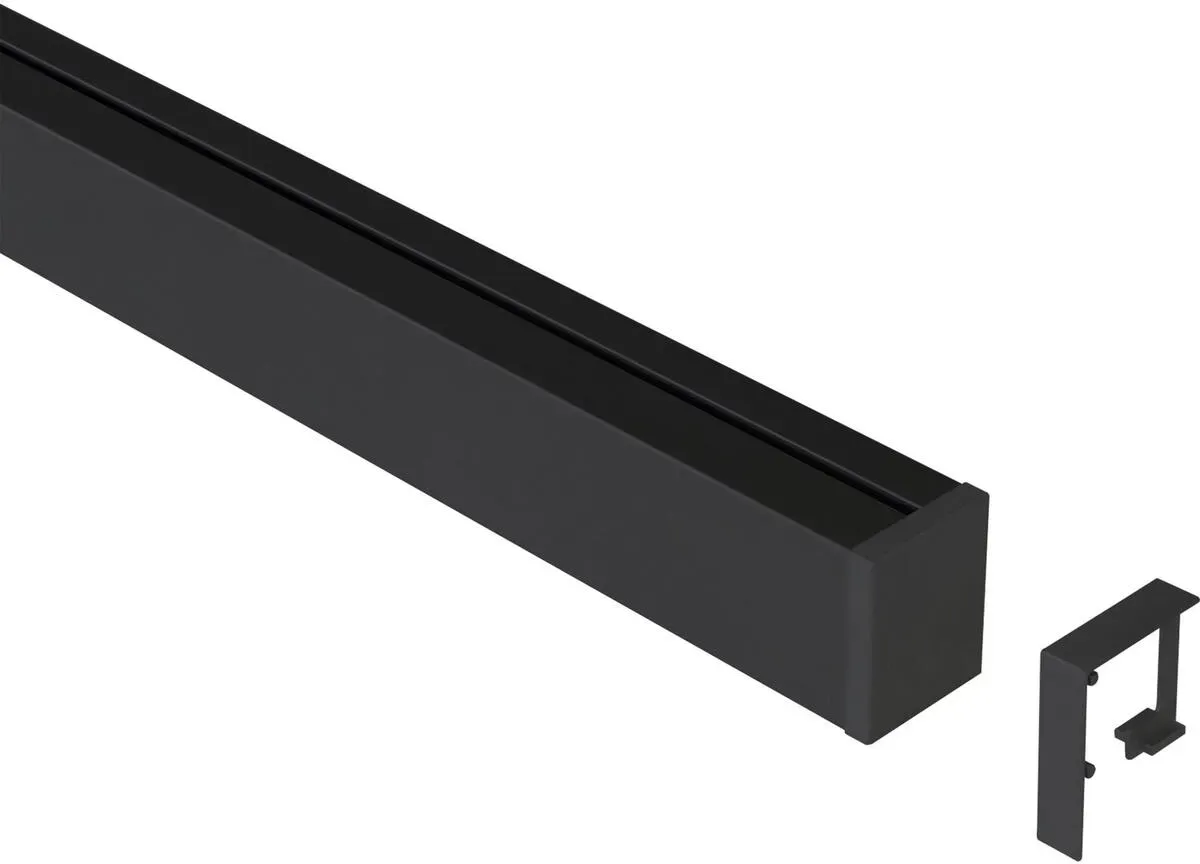 Linero MosaiQ Wandprofil 900 mm Aluminium Schwarz