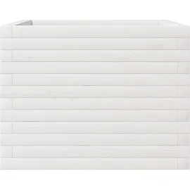 vidaXL Pflanzkübel 60 x 60 x 45,5 cm Weiß