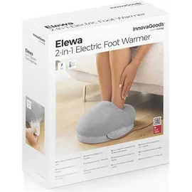 InnovaGoods Fußwärmer ergonomisch gestaltet und tragbar, 3 Temperaturstufen, 1,5Mts Stromkabel, Wärmt Ihre Füße in Sekunden, Ideal für den Winter.