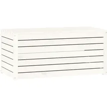 vidaXL Gartenbox Weiß 101x50,5x46,5 cm Massivholz Kiefer