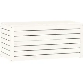 vidaXL Gartenbox Weiß 101x50,5x46,5 cm Massivholz Kiefer