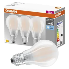 osram homelighting LED Glühlampe 4058075592452 7W E27 Neutralweiß 3 St.