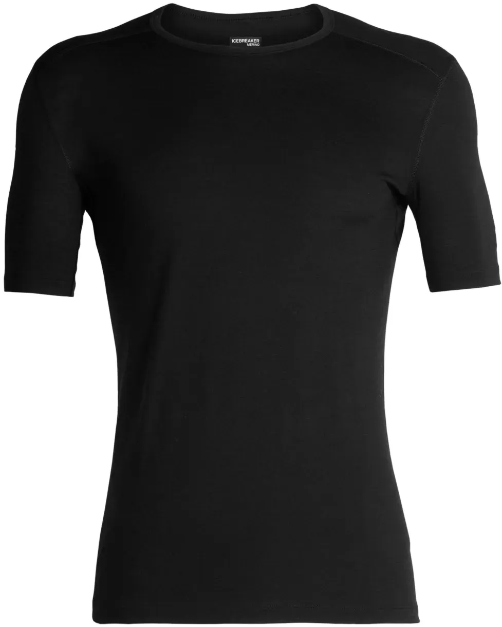 Icebreaker Herren 200 Oasis Rundhals Shirt - S - BLACK