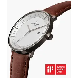 Nordgreen Philosopher Quarz Leder 36 mm PH36GMLEBRXX