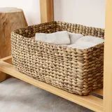 wohnfreuden Deko-Korb Aufbewahrungskorb Naturfaser Seegras Wasserhyazinthe Box