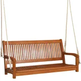 Costway Schaukelbank Natur 2-Sitzer