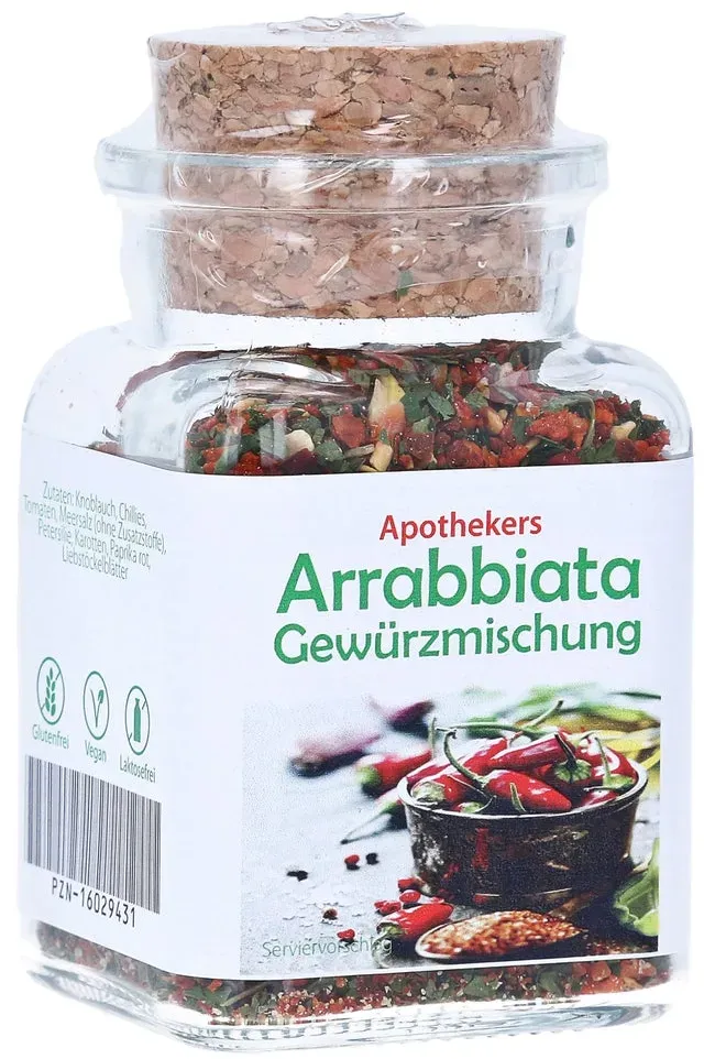 Apothekers Arrabbiata Gewürzmischung Gla 50 g