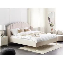 Beliani Ambillou 180 x 200 cm Hellbeige