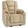 MCombo Relaxsessel 7008 Stoff 90 x 105 x 94 cm Beige mit Liegefunktion, elektrisch, Massage- und Wärmefunktion