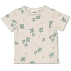 Feetje T-Shirt AOP Turtelly Cool Natur, 86