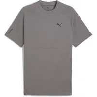 Puma Unisex PUMATECH Tee T-Shirts, Cast Iron, XL